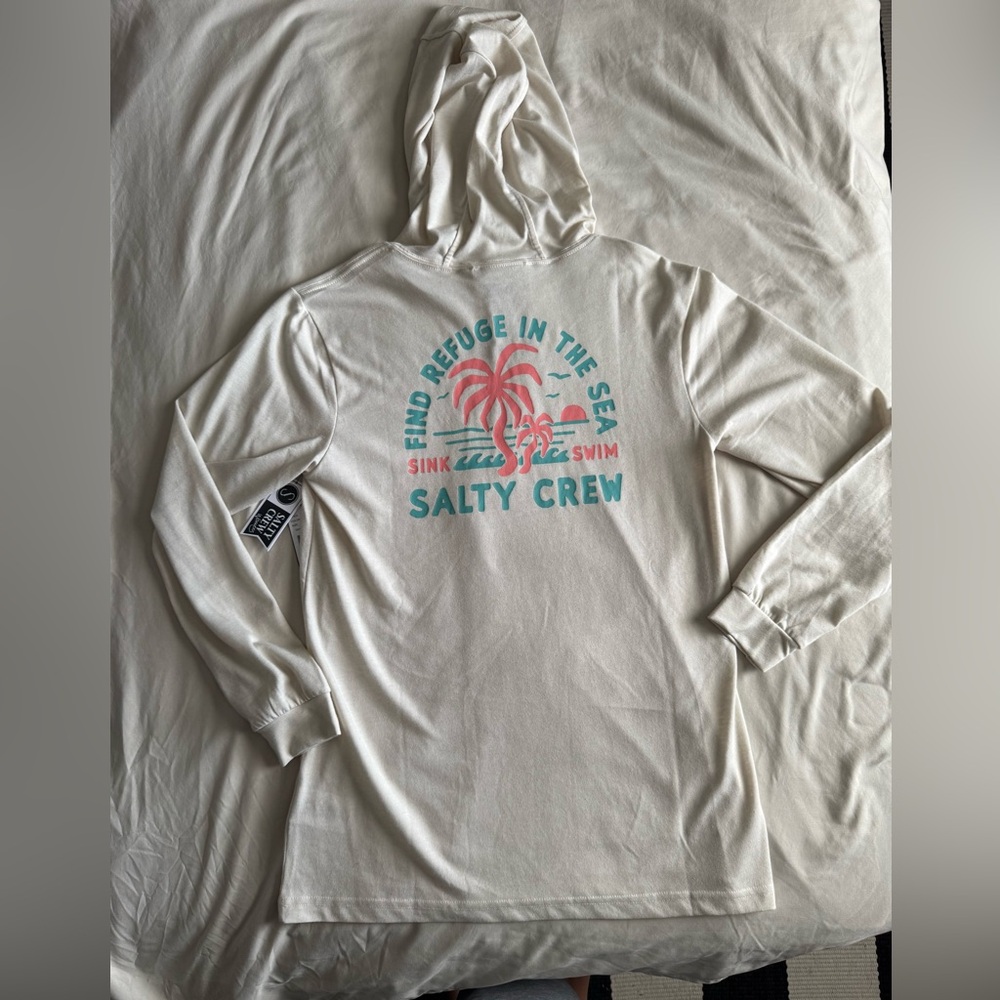 SALTY CREW GOOD TIMES HOODED TECH HOODIE - Picture 8 of 9